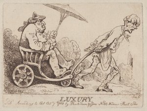 Luksus, 7. oktober 1780., 7. oktober 1780. af Thomas Rowlandson