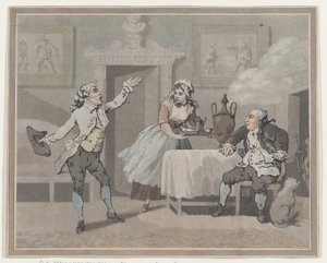Bestyrer & Spouter, 1. juli 1802., 1. juli 1802. af Thomas Rowlandson