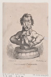 Metodistprædikant, april 1808., april 1808. af Thomas Rowlandson