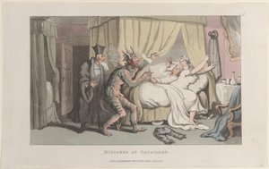 Fejl ved Cavaillon, fra Journal of Sentimental Travels in the Southern Pro..., 1. januar 1822. af Thomas Rowlandson