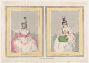 Modish and Prudish, 1. december 1791., 1. december 1791. af Thomas Rowlandson