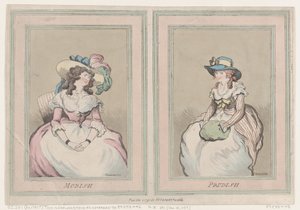 Modish and Prudish, 1. december 1791., 1. december 1791. af Thomas Rowlandson
