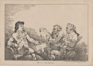 Pengeudlånere, 8. november 1784., 8. november 1784. af Thomas Rowlandson