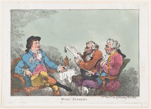 Pengeudlånere, 8. november 1784., 8. november 1784. af Thomas Rowlandson