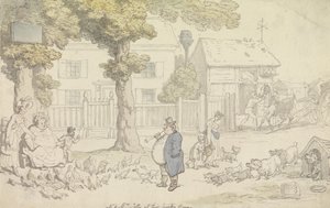 Hr. og fru Jolly i deres landsted af Thomas Rowlandson
