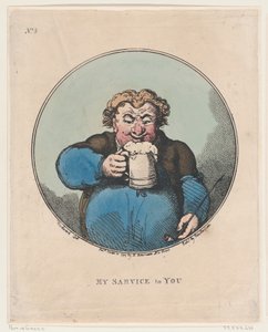 Min tjeneste til dig, 20. oktober 1799., 20. oktober 1799. af Thomas Rowlandson