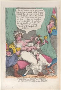 Nursing the Spawn of a Tyran, 14. april 1811., 14. april 1811. af Thomas Rowlandson