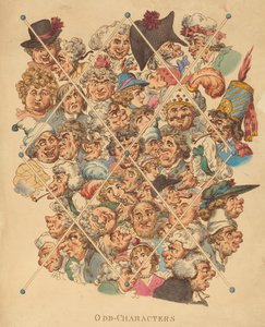 Ulige tegn, udgivet 1801. af Thomas Rowlandson