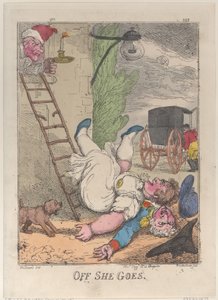 Off She Goes, 1812., 1812. af Thomas Rowlandson