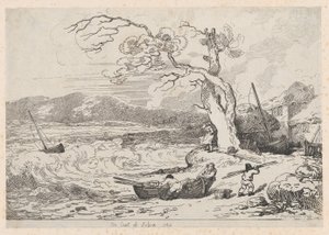 På kysten af Sussex, 1784-85., 1784-85. af Thomas Rowlandson