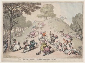 One Tree Hill, Greenwich Park, 1802., 1802. af Thomas Rowlandson