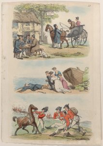Plade 12, fra World in Miniature, 1816., 1816. af Thomas Rowlandson