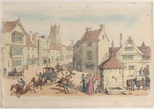 Tavle 24, fra World in Miniature, 1816., 1816. af Thomas Rowlandson