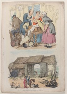 Plade 5, fra World in Miniature, 1816., 1816. af Thomas Rowlandson