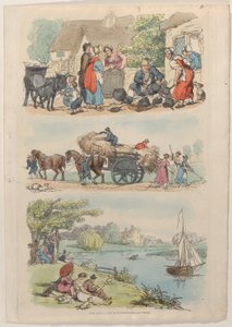 Plade 9, fra World in Miniature, 1816., 1816. af Thomas Rowlandson