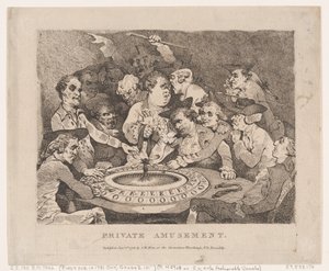Privat Forlystelse, 1. Januar 1786., 1. Januar 1786. af Thomas Rowlandson