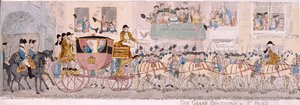 Procession af kong George III og dronning Charlotte til St Paul