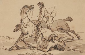 Providence – Beskyttelse af berusede mænd af Thomas Rowlandson