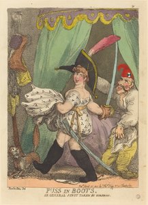 Puss in Boots, eller General Junot taget af Surprise af Thomas Rowlandson