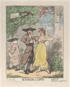 Kvæker forelsket, 1815., 1815. af Thomas Rowlandson