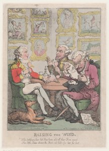 Raising the Wind, 1805-12., 1805-12. af Thomas Rowlandson