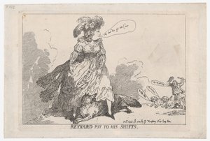 Reynard Put To His Shifts, 23. april 1784., 23. april 1784. af Thomas Rowlandson