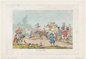 Richmond Hill, 1811., 1811. af Thomas Rowlandson