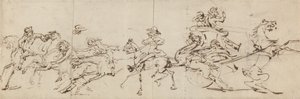 Uheld ved ridning og kørsel af Thomas Rowlandson