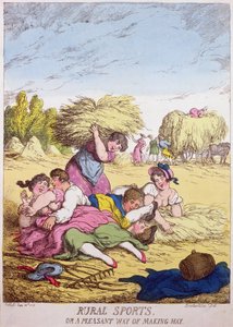 Sport på landet eller en behagelig måde at lave hø på af Thomas Rowlandson