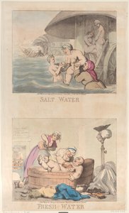 Saltvand og ferskvand, 25. marts 1800., 25. marts 1800. af Thomas Rowlandson
