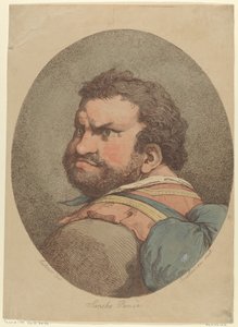 Sancho Panza, fra Don Quixote, ca. 1776., ca. 1776. af Thomas Rowlandson