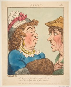 Scorn Le Brun Travested, eller Caricatures of the Passions, 21. januar 1800. af Thomas Rowlandson