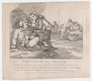 Scottifying the Palate Picturesque Beautys of Boswell, Part the First, 30. maj, ..., 30. maj, 1786. af Thomas Rowlandson