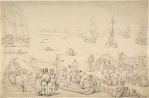 Havn af Thomas Rowlandson