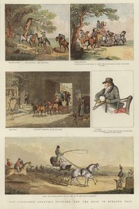 Serie af rytterillustrationer af Thomas Rowlandson