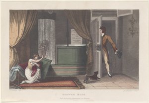 Shower Bath, fra Poetical Sketches of Scarborough, 1813., 1813. af Thomas Rowlandson