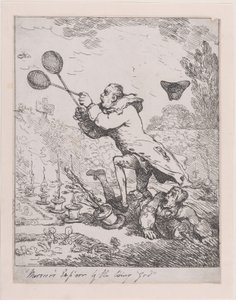 Sir Joseph Banks og kejseren af Marokko, 1788., 1788. af Thomas Rowlandson