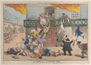 Sports of a Country Fair, 5. oktober 1810., 5. oktober 1810. af Thomas Rowlandson