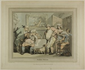 Studerende frådser af Thomas Rowlandson