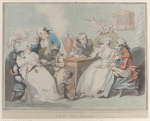 Tea on Shore, 1785-94., 1785-94. af Thomas Rowlandson