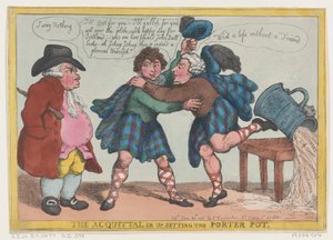 Frifindelsen, eller oprørende porterpotten, 20. juni 1806., 20. juni 1806. af Thomas Rowlandson