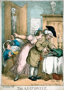 Anatomen, 1811 af Thomas Rowlandson