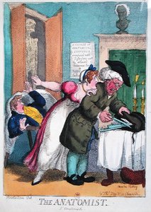 The Anatomist, udgivet af Thomas Tegg af Thomas Rowlandson