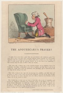 Apotekerens bøn!!, 30. juli 1801., 30. juli 1801. af Thomas Rowlandson