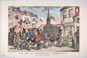 Kunsten at genialt plage, 8. februar 1808., 8. februar 1808. af Thomas Rowlandson