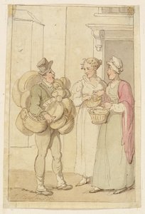 Kurvsælgeren af Thomas Rowlandson