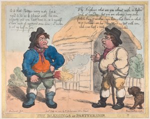 Partnerskabets velsignelser, 28. juli 1805., 28. juli 1805. af Thomas Rowlandson