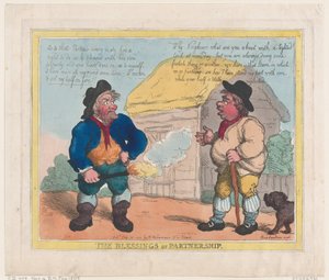 Partnerskabets velsignelser, 28. juli 1805., 28. juli 1805. af Thomas Rowlandson
