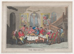 The Breakfast, 1. februar 1789., 1. februar 1789. af Thomas Rowlandson