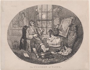 Smagkammeret, ca. 1785., ca. 1785. af Thomas Rowlandson